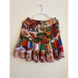 Vintage Jams World 50 Years Hawaii Salsa Medium Skirt USA90s